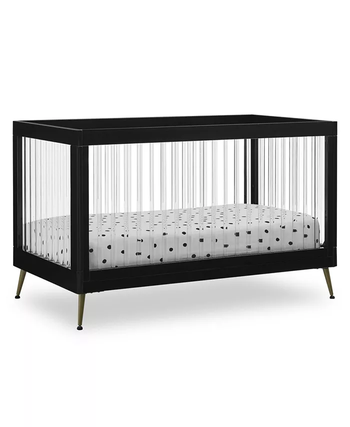 Delta Children Sloane 4-In-1 Acrylic Convertible Crib - Includes Conversion Rails