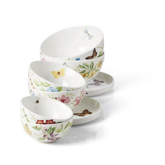 Lenox 892493 Butterfly Meadow Luna Nesting Dinnerw...