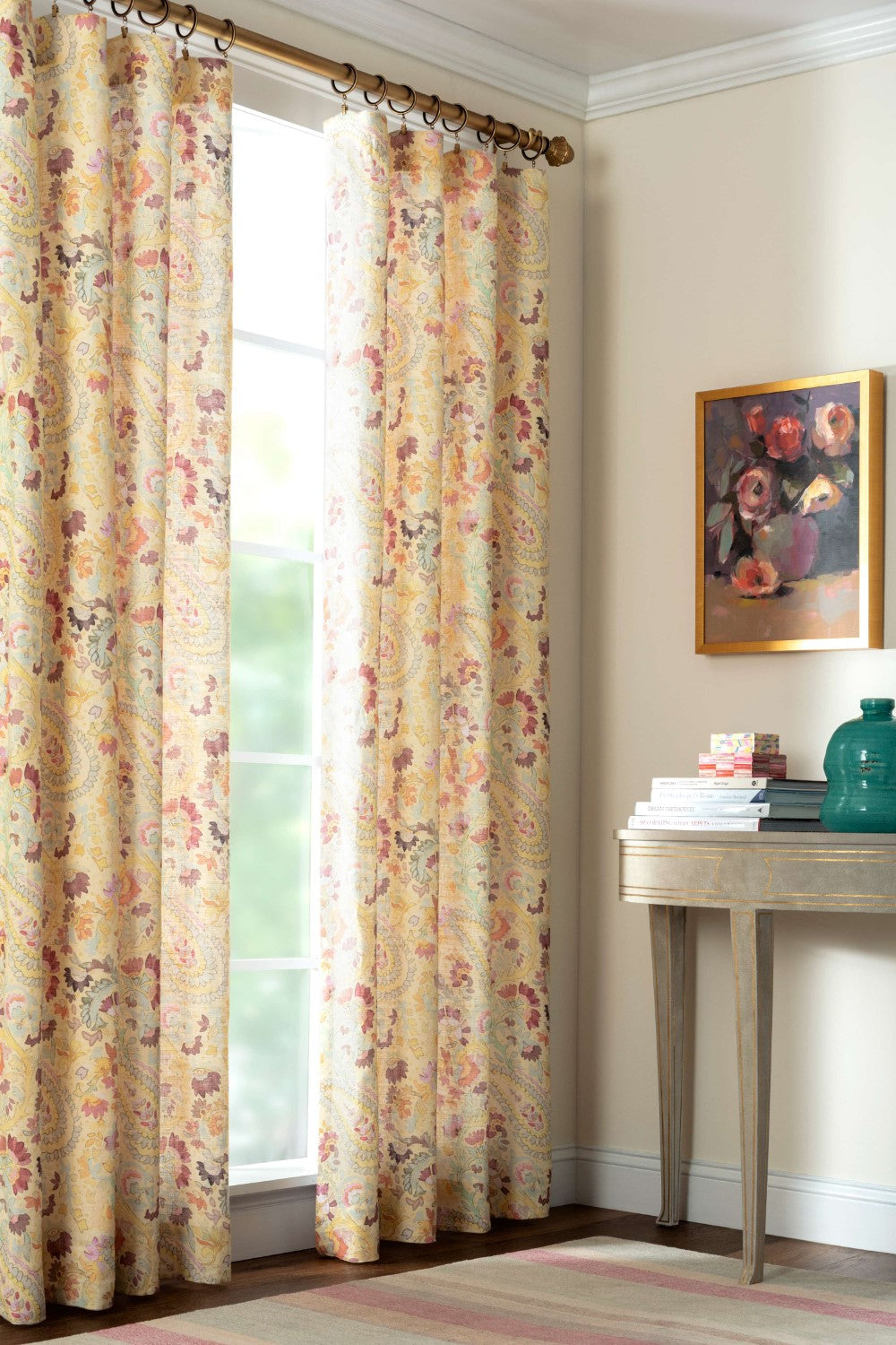 Ines Linen Multi Curtain Panel