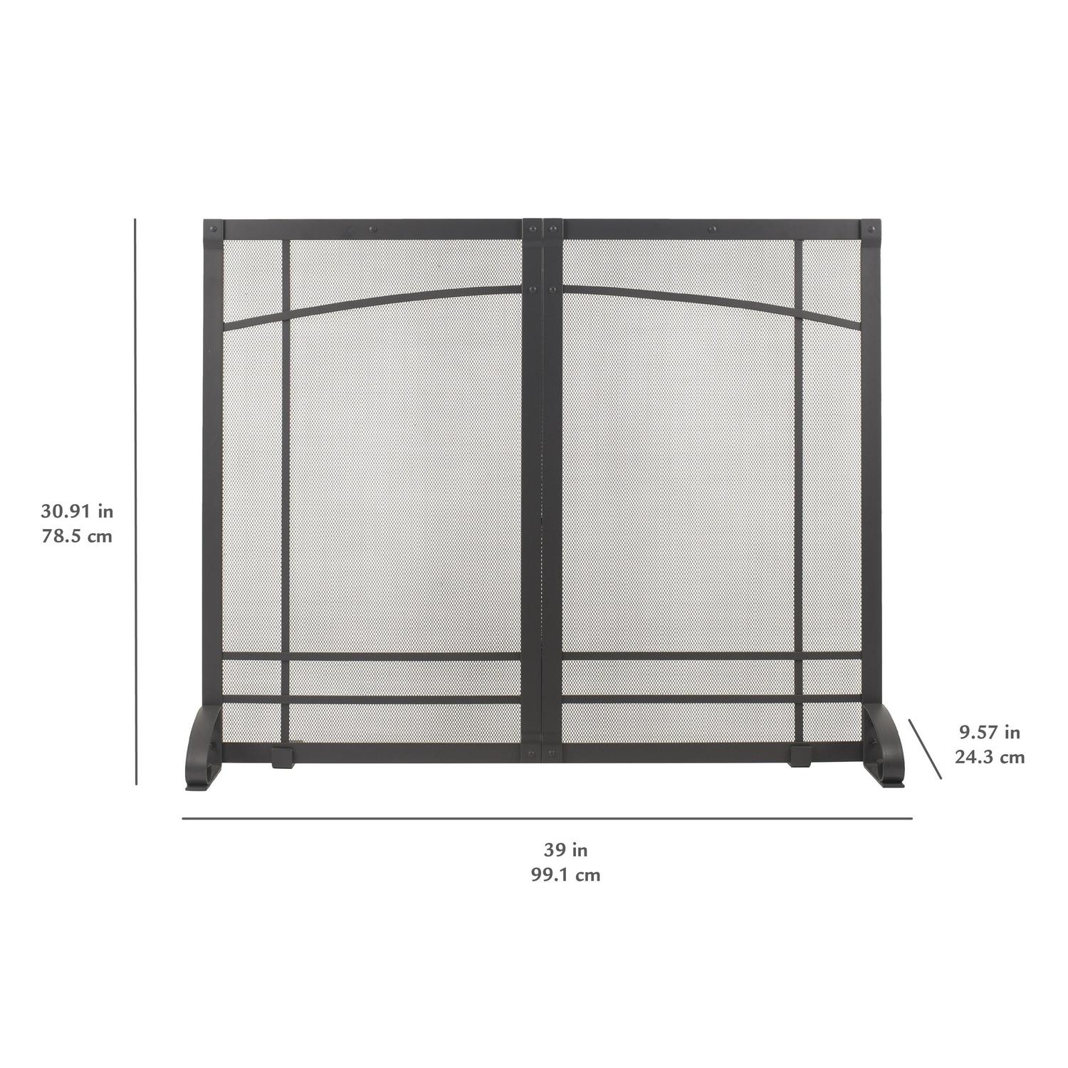 Pleasant Hearth FA811S Amherst Steel Fireplace Screen