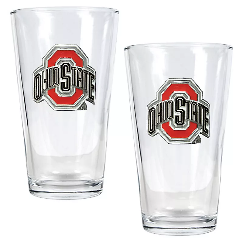 Ohio State University Buckeyes 2-pc. Pint Ale Glass Set