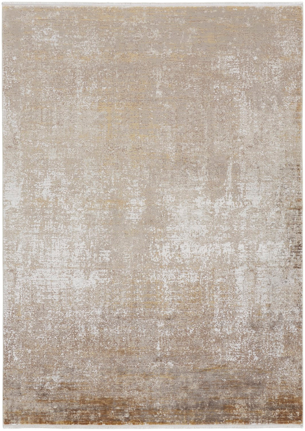 Lindstra Abstract Taupe/Gold/Ivory Rug