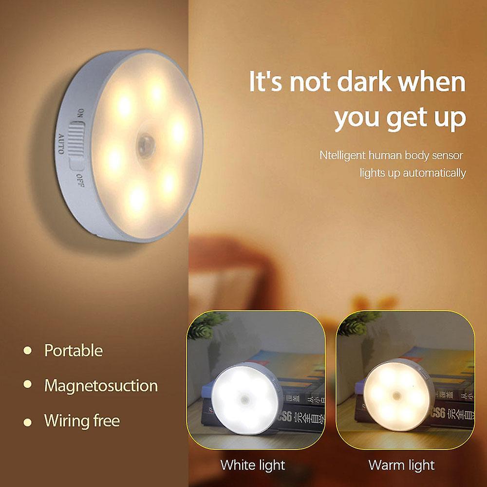 Led Night Light 10/20/30/50cm Motion Sensor Wireless Usb Cabinet Night Light Wardrobe Lamp