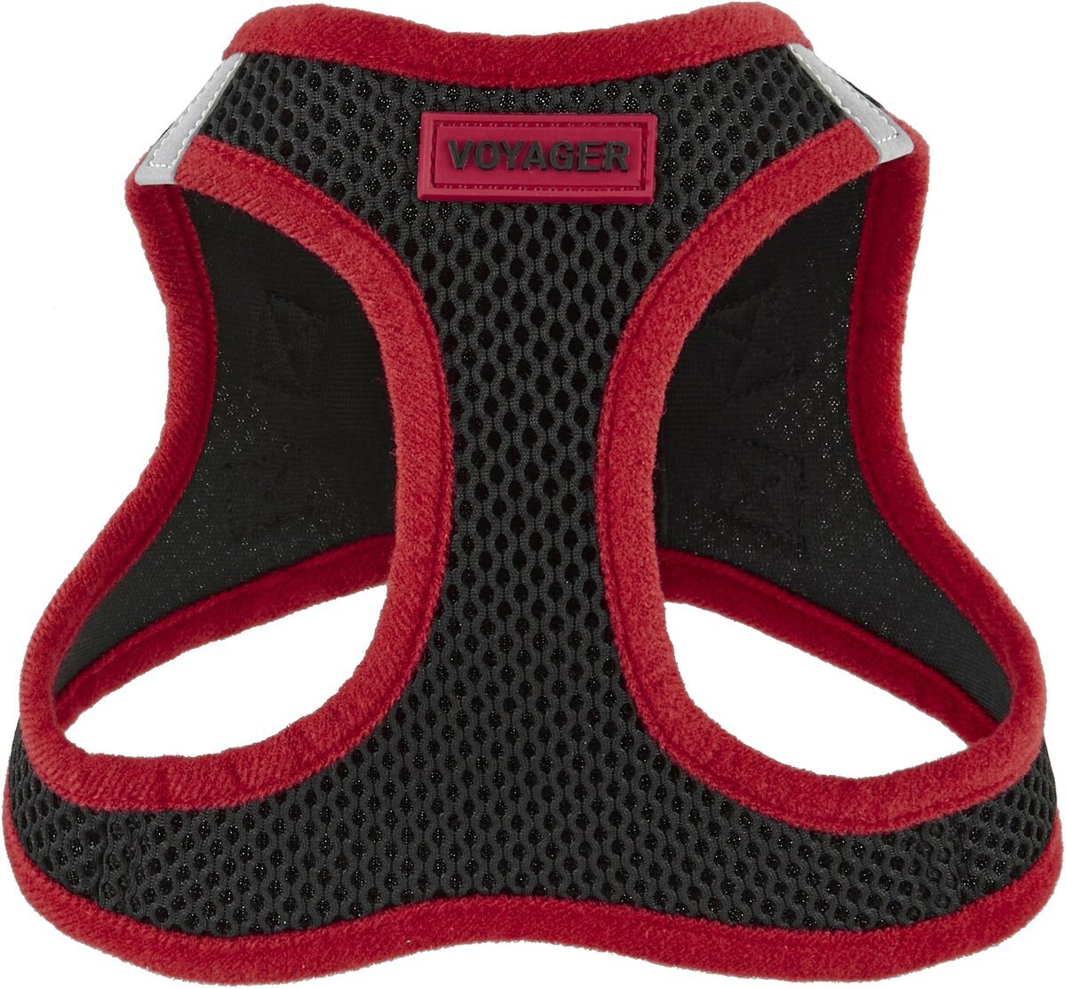 Best Pet Supplies Voyager Black Base Mesh Dog Harness