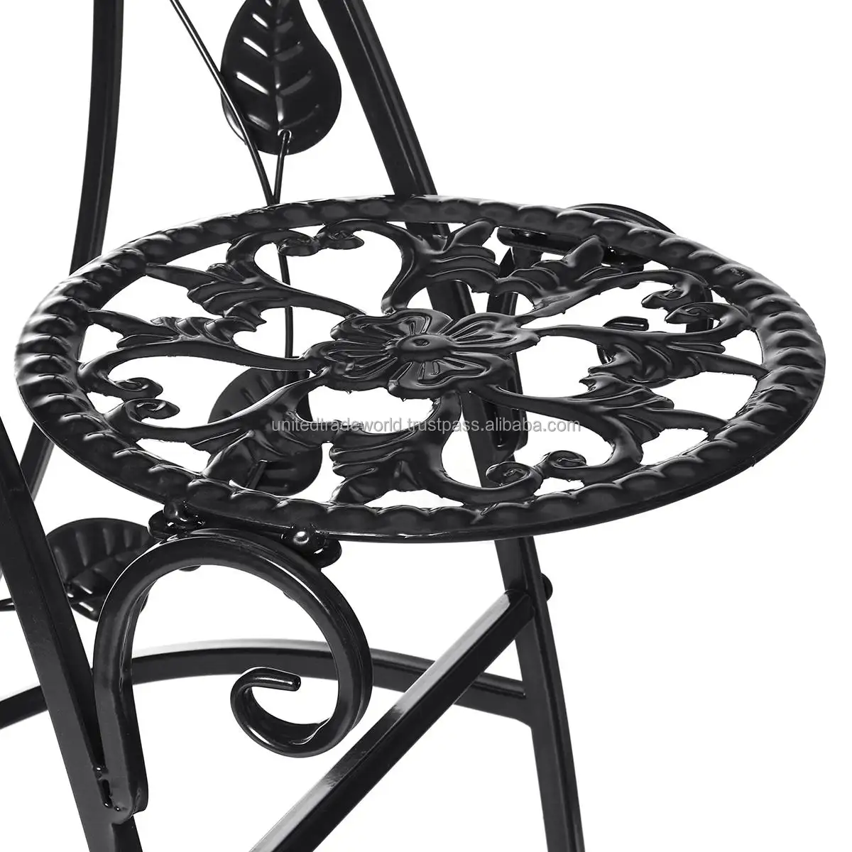 3 Tier Metal Plant Stand Flower Pot Shelf Rack Garden Patio Balcony And Home By United Trade World