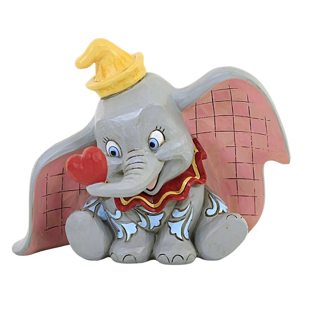 Jim Shore A Gift Of Love One Figurine 4 5 Inches Dumbo With Heart 6011915 Polyresin Gray