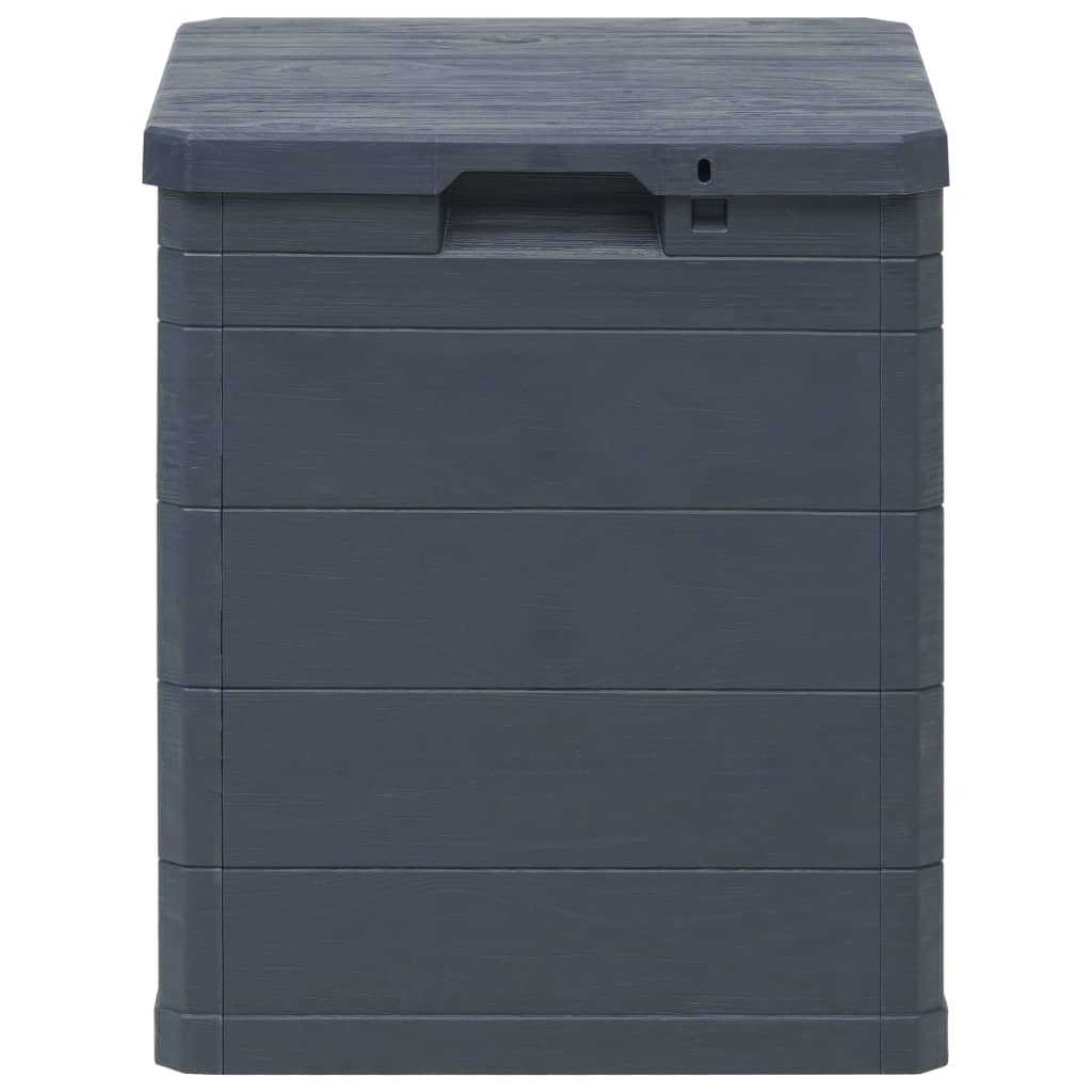 Garden Storage Deck Box Charmma Outdoor Plastic Lockable Container Toolbox For Patio, Lawn, Poolside, Backyard 23.8 Gal