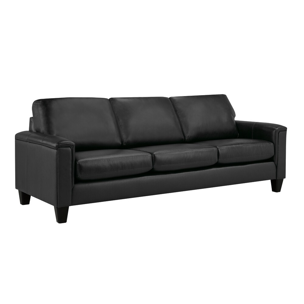 Auckland Top Grain Leather Sofa and Armchair Set