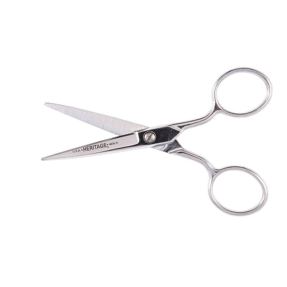 Klein Tools 5 in. Large Ring Embroidery Scissor G405LR