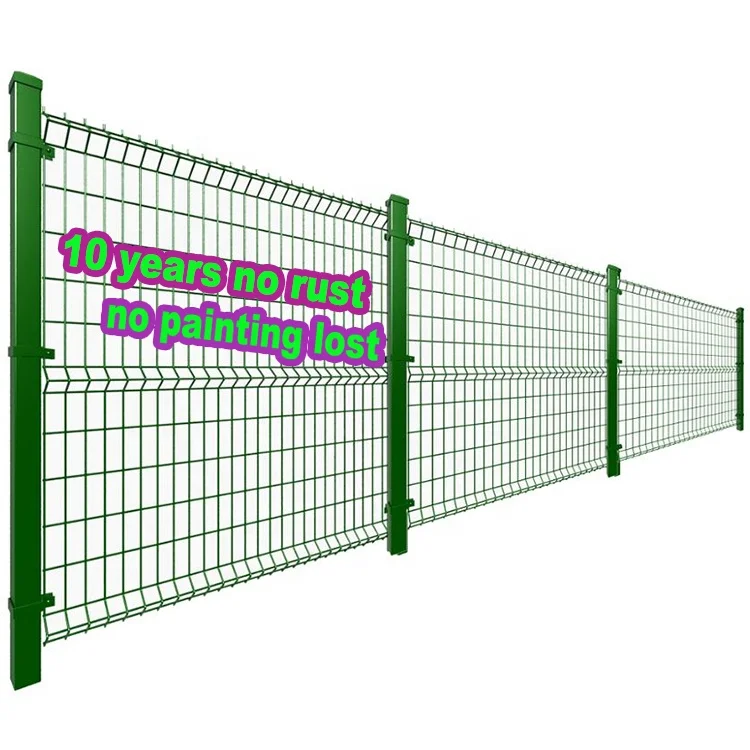 easily assembled feature 3D curved wire mesh fence panel garden supplies