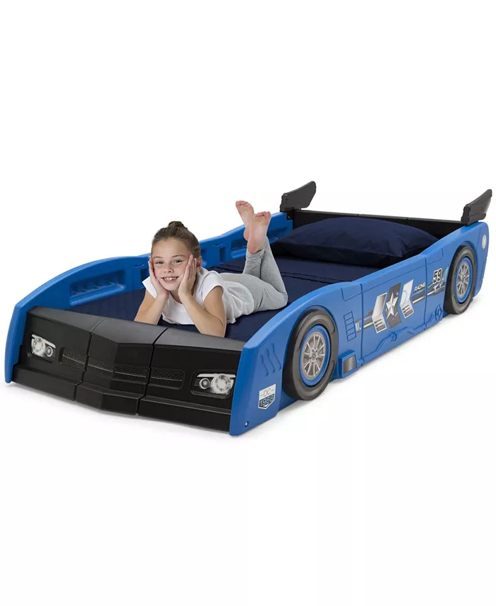 Delta Children Grand Prix Race Car Toddler and Twin Bed