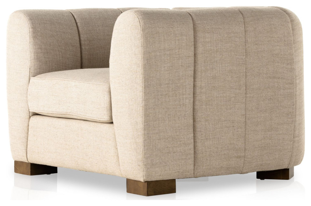 Bernadette Alcala Wheat Chair   Transitional   Armchairs And Accent Chairs   by Zin Home  Houzz