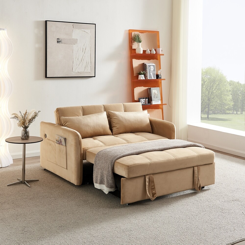 Multifunctional Accent Sofa Convertible Folding Living Room Sofa Bed