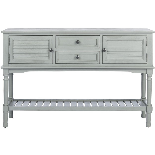 Tate 2 Drawer 2 Door Console Table Safavieh