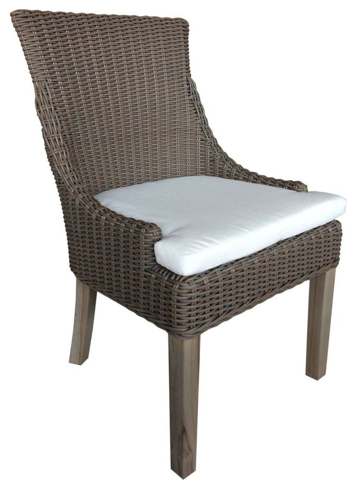 Padma Outdoor Alfresco Dinning Chair   Kubu   Tropical   Outdoor Dining Chairs   by Shop Chimney  Houzz