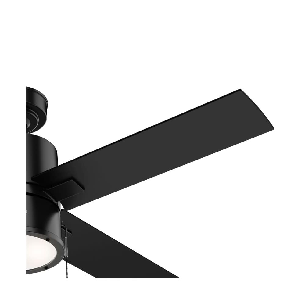 Hunter Beck Ceiling Fan 52 Matte Black/Greyed Walnut