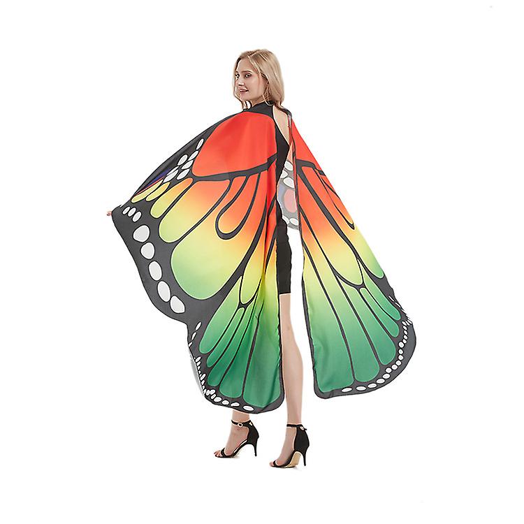 Cosplay Wings Butterfly Shawl Pendant Rotating Halloween Butterfly Shawl