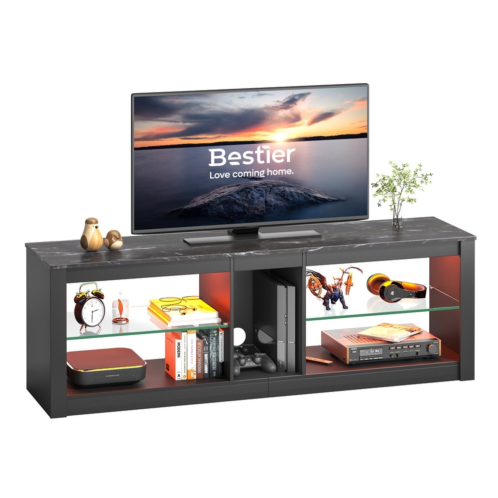 55 inch Entertainment Center LED TV Stand up to 65 Inch TVs for Living Room   55 inches