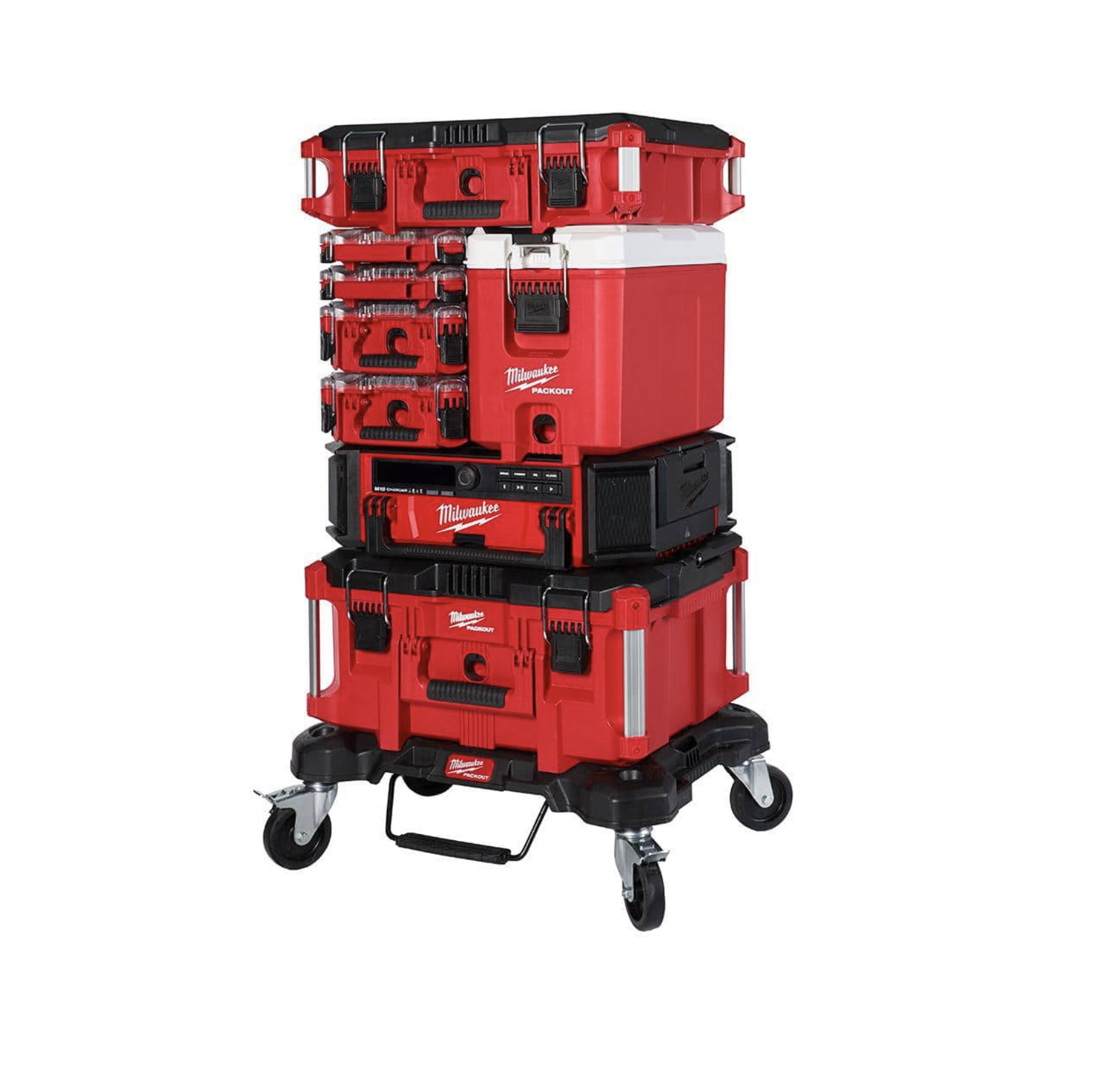 Milwaukee Packout 10 In. Red 16 Qt. Compact Cooler