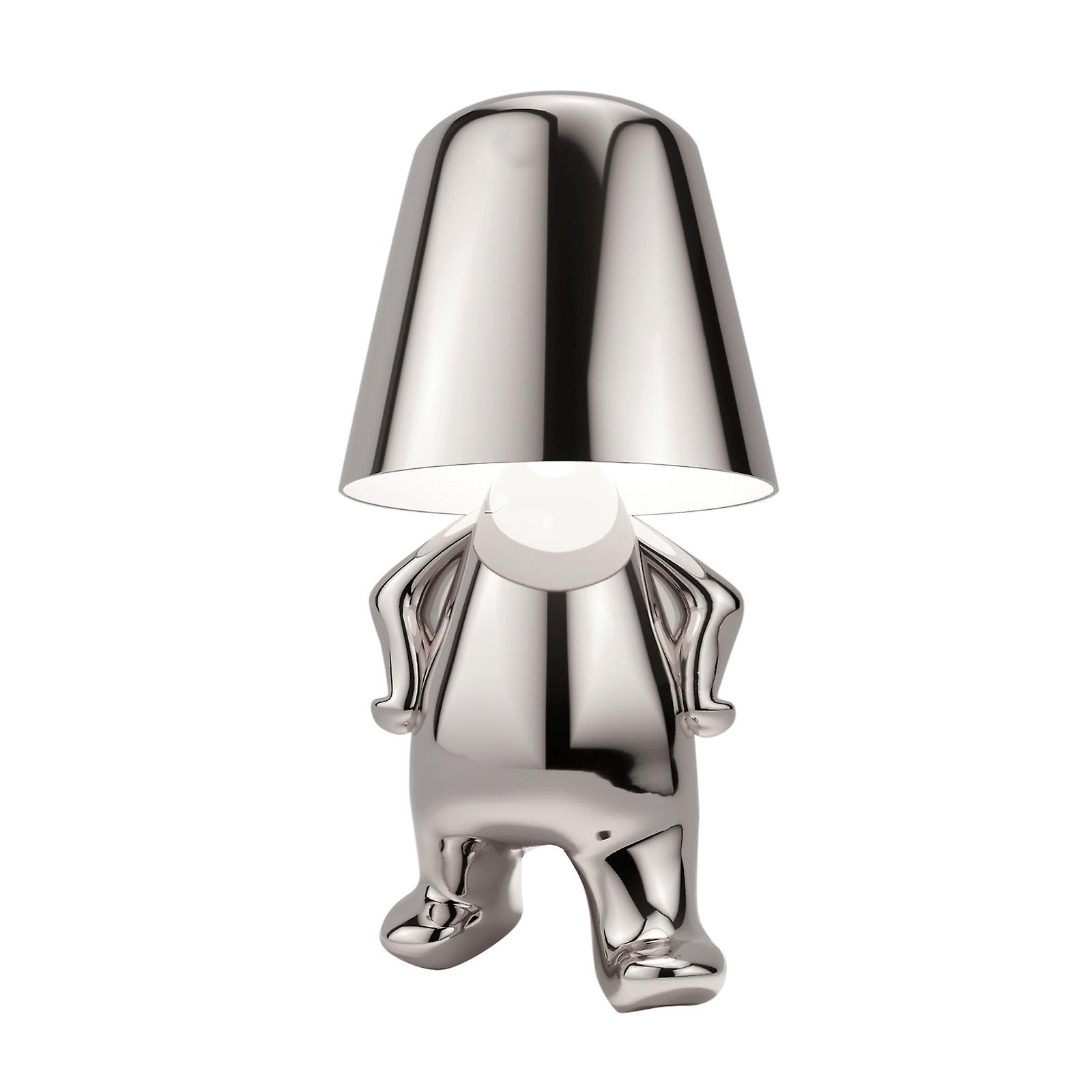 Creative Silver Mr-who Bedside/living Room Decorative Table Lamp