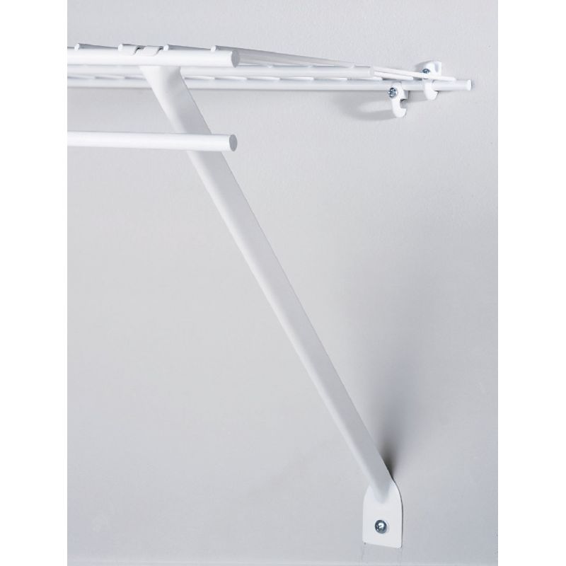 ClosetMaid 12 In. White Wire Shelving Support Bracket 2-Pack 12 In. White