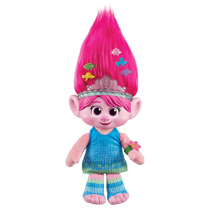 DreamWorks Trolls Band Together Hair Pops Showtime Surprise Queen Poppy Plush