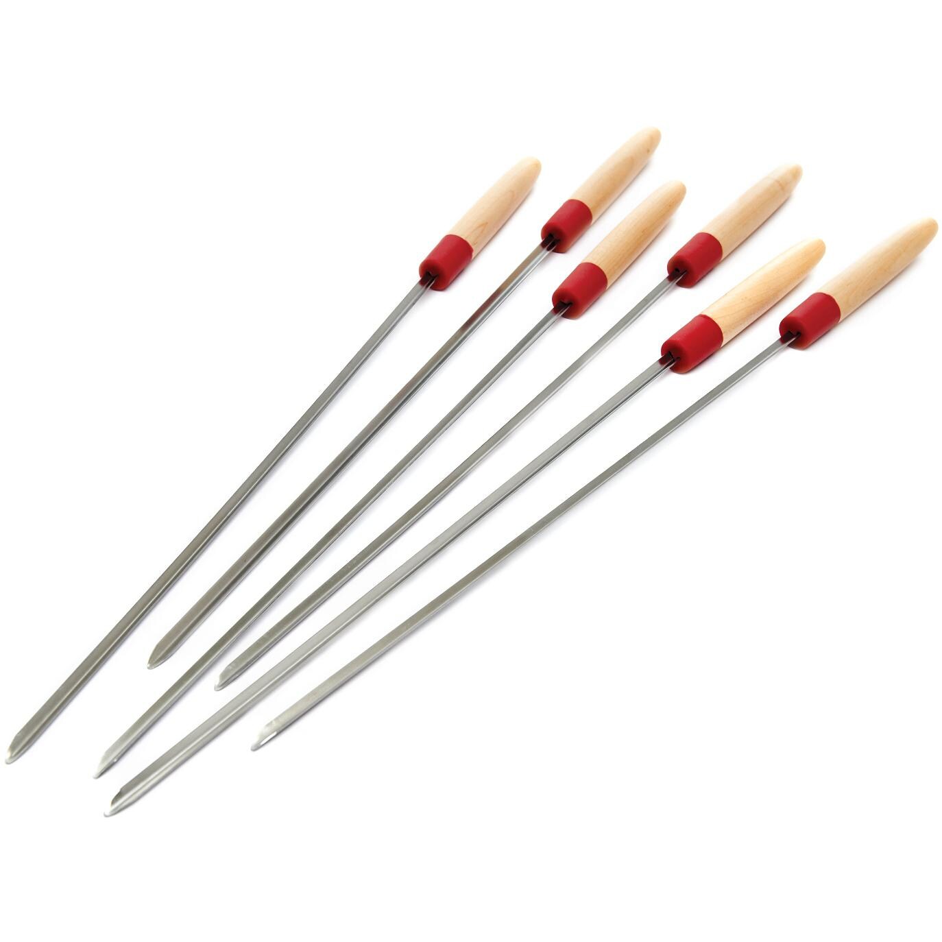 22-Inch Stainless Steel BBQ Skewers