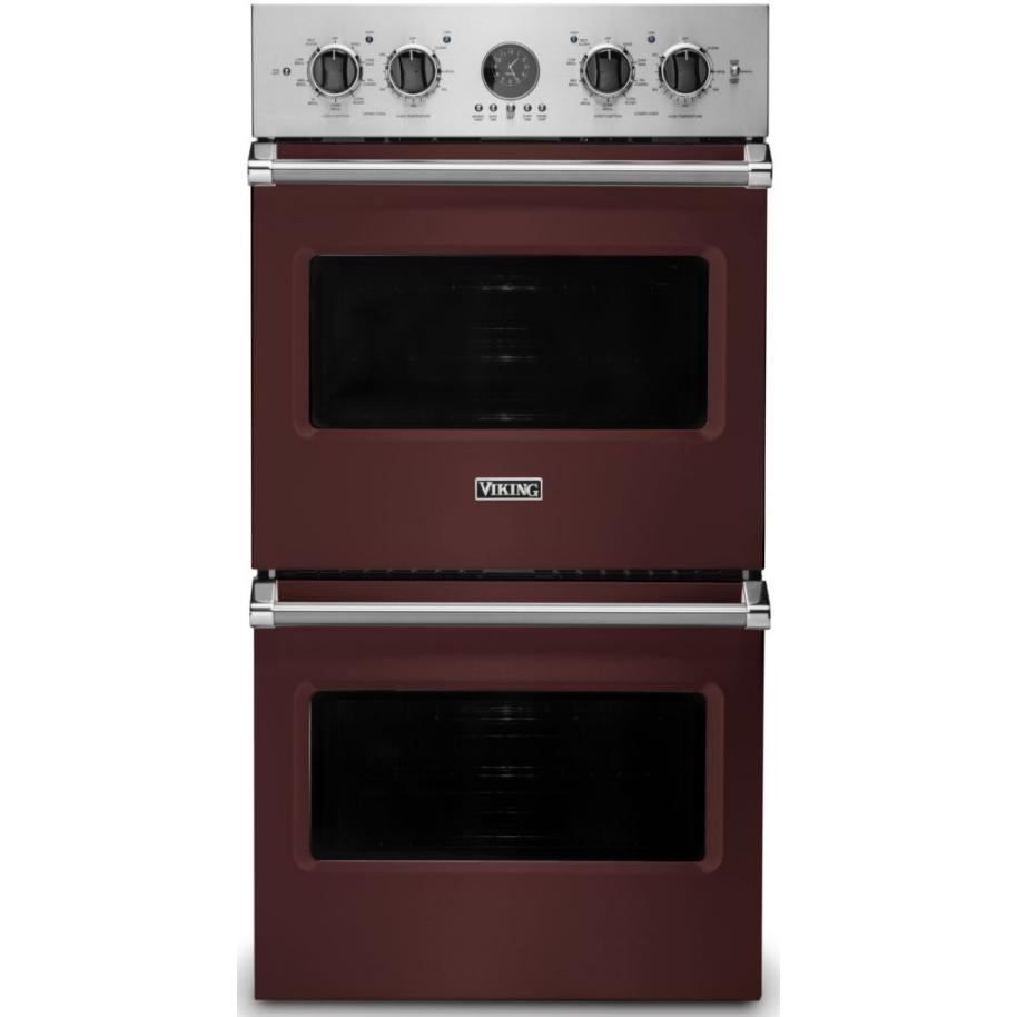 Viking 27-inch 8.4 cu.ft. Built-in Wall Double Oven with  TruConvec Convection VDOE527KA