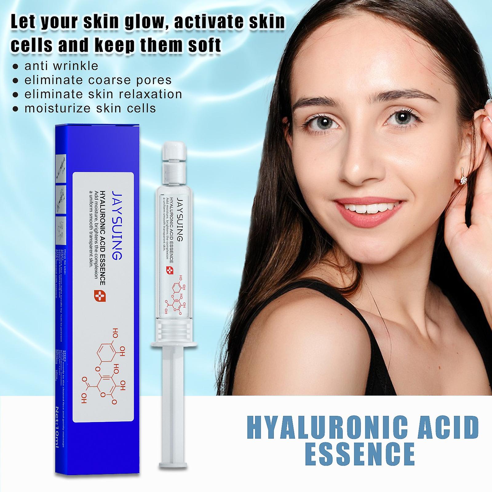 Hyaluronic Acid Serum Hydrating Moisturizing Lightening Wrinkles Brightening And Firming Skin