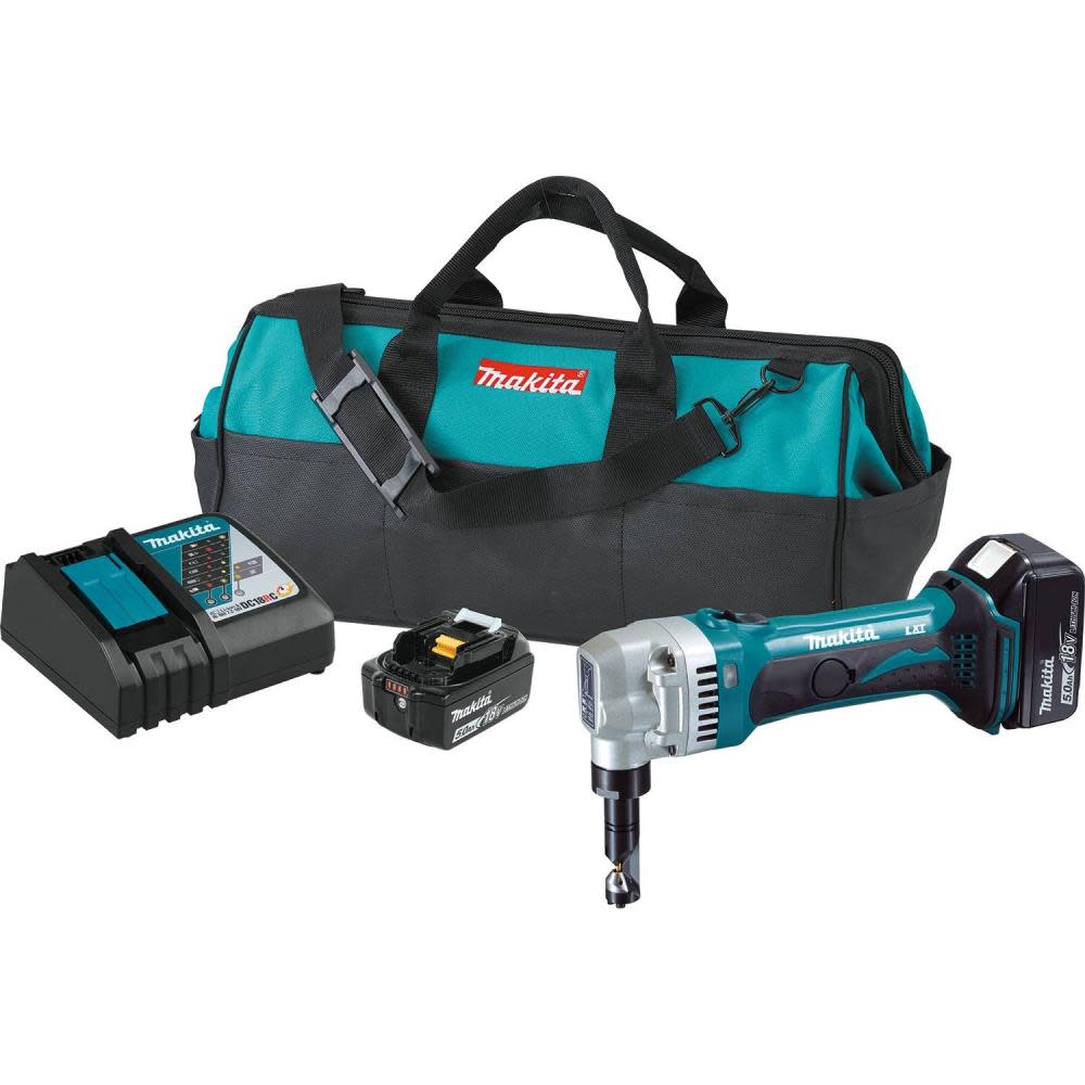 18 Volt LXT Lithium-Ion Cordless 16 Gauge Nibbler Kit， 5.0 Ah ;