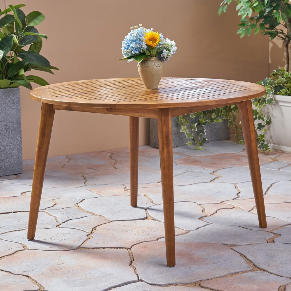 Stamford Outdoor Acacia Dining Table by Christopher Knight Home