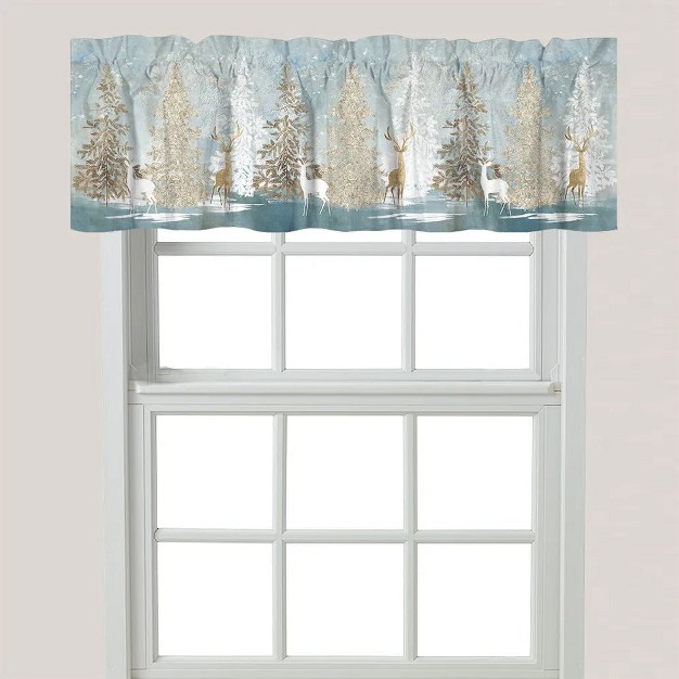 Laural Home Winter Wonderland Window Valance