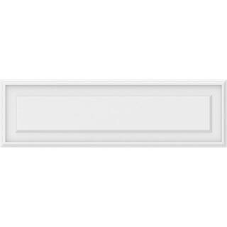 Ekena Millwork 58 in. x 3 ft. x 1 ft. Legacy Raised Panel White PVC Decorative Wall Panel WALP40X12X062LEG