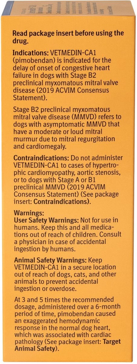 Vetmedin-CA1 (pimobendan) Chewable Tablets for Dogs