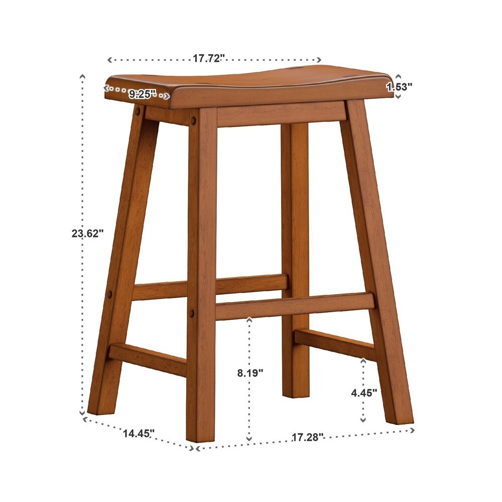 Salvador Saddle Seat Counter Stool (Set of 2) by iNSPIRE Q Bold