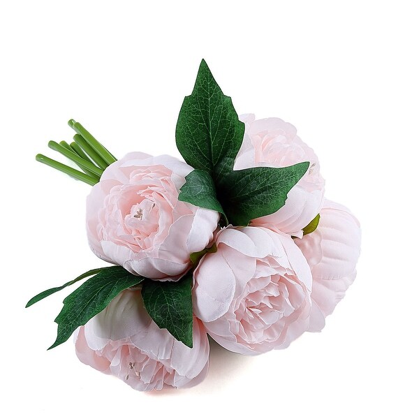 2 Bouquets Silk Roses Artificial Flower Balls 10 Inch