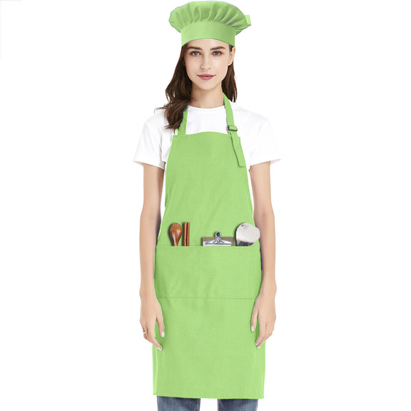 TOPTIE Cotton Canvas Adjustable Apron and Chef Hat...