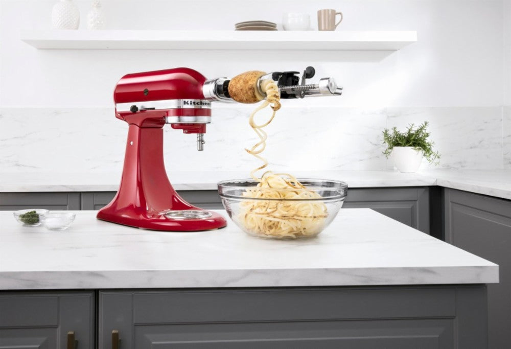 KitchenAid KSM1APC 5 Blade Spiralizer with Peel Core and Slice  Meta