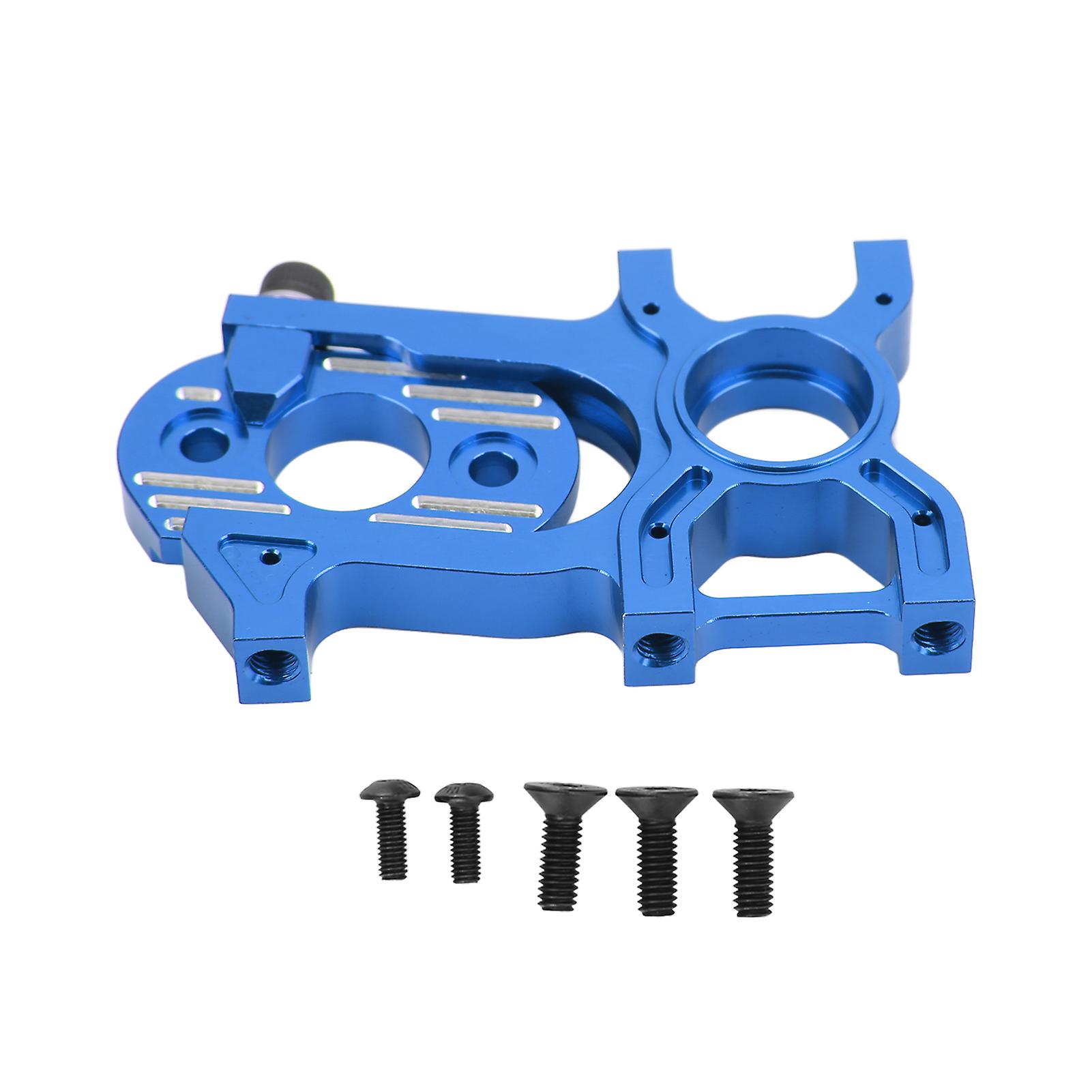 Rc Motor Mount Motor Fixed Holder Seat 2 Piece Design Aluminum For Arrma 6s Kraton 1/8 Remote Control Vehicleblue