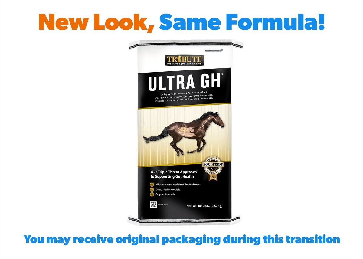 Tribute Equine Nutrition Ultra GH Higher Fat Digestive Support Horse Feed