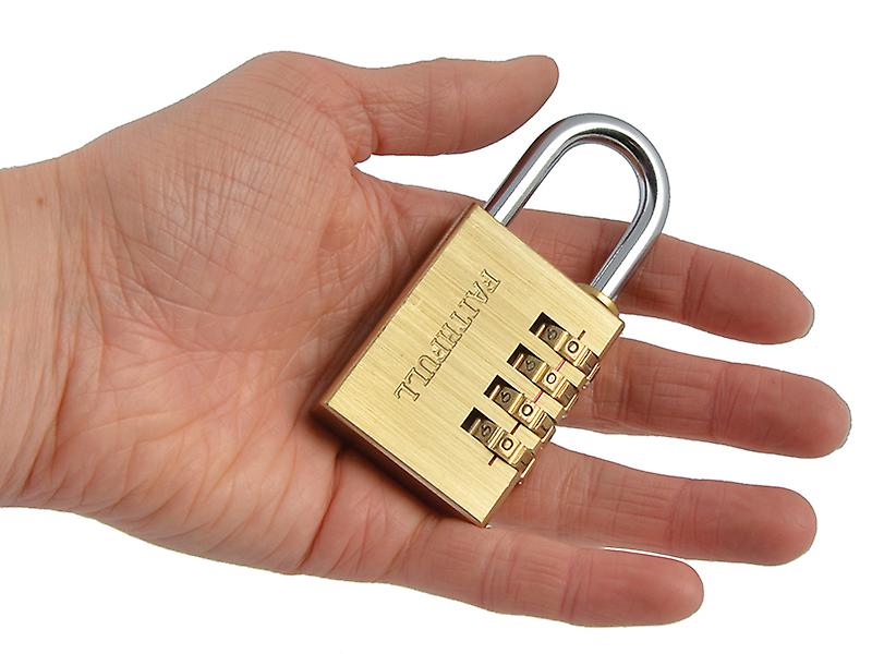 Faithfull Brass Combination Padlock 38mm FAIPLB38COM