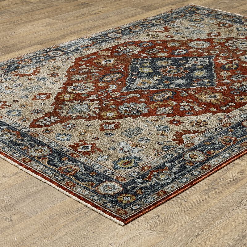 StyleHaven Amelie Vintage Medallion Area Rug