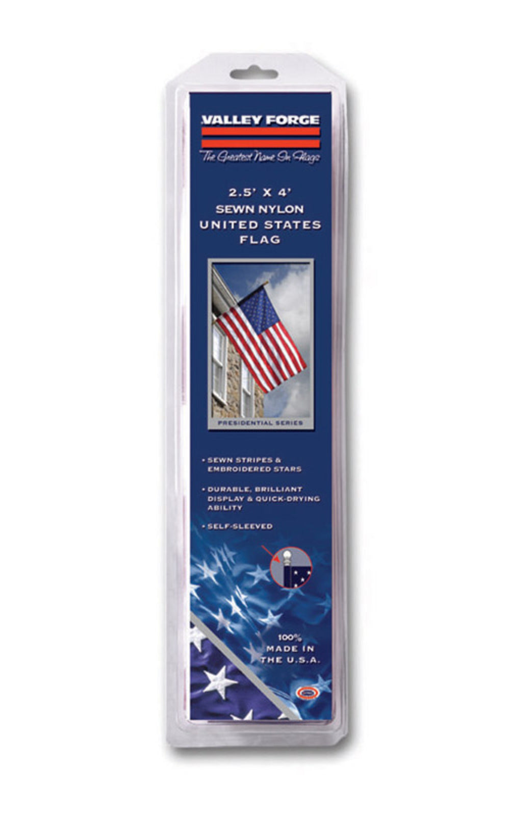 FLAG 2-1/2X4 US NYLON