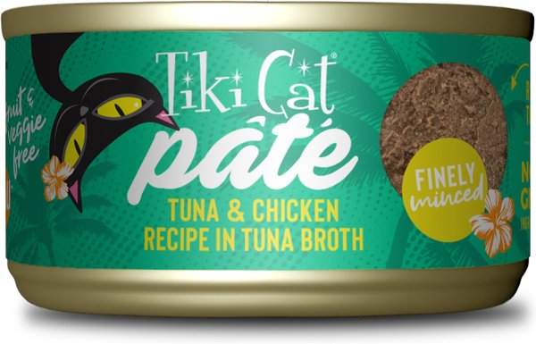 Tiki Cat Luau Ahi Tuna and Chicken Pate Wet Cat Food