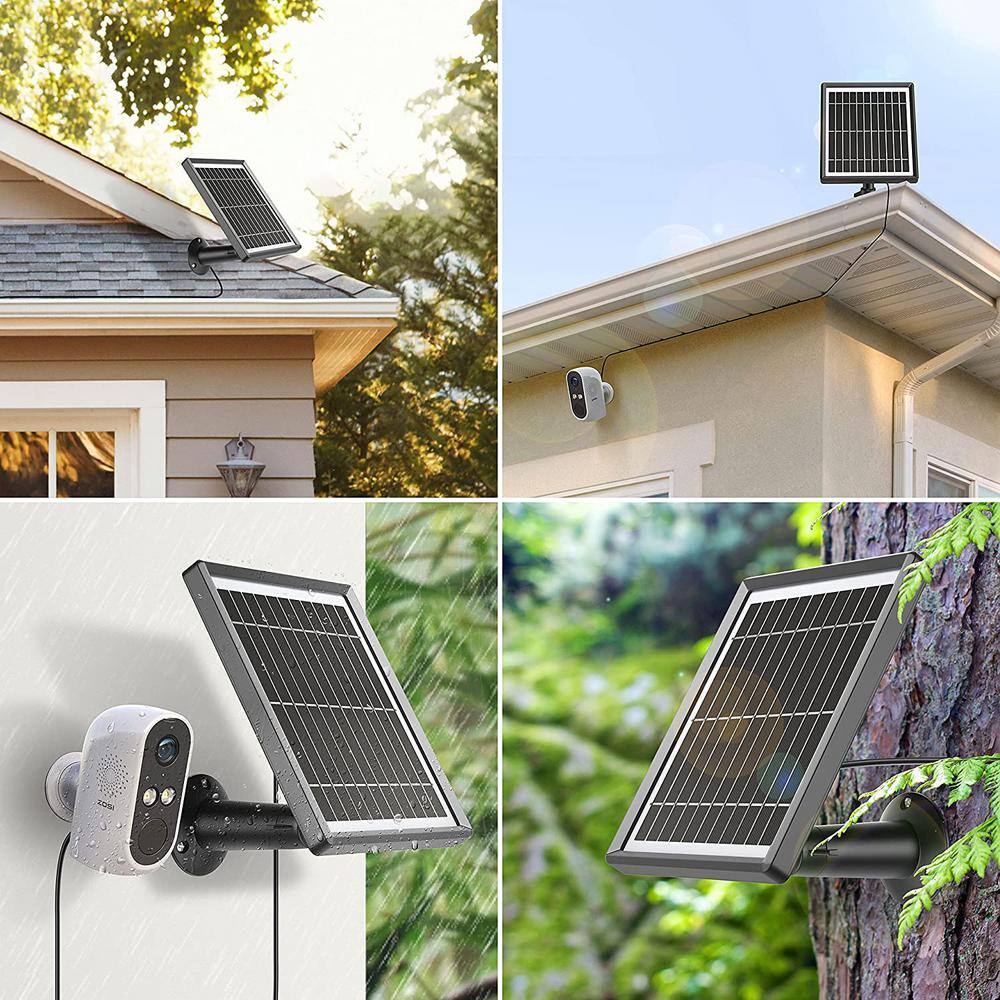 ZOSI Solar Panels for C1 Wireless 1080p Security Camera (Model: IPC-6962M-WIPC-6962M-B) ZSS-SP2