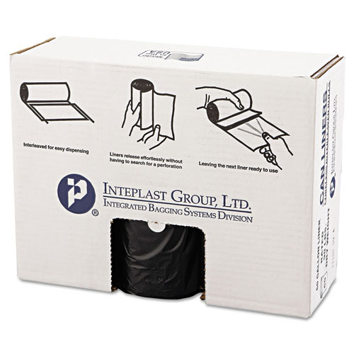 InteplastPitt High-Density Commercial Can Liners Value Pack | 60 gal， 19 microns， 38