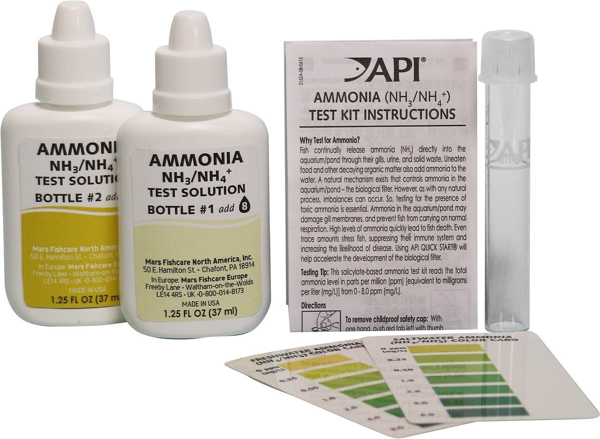 API Ammonia Freshwater and Saltwater Aquarium Test Kit