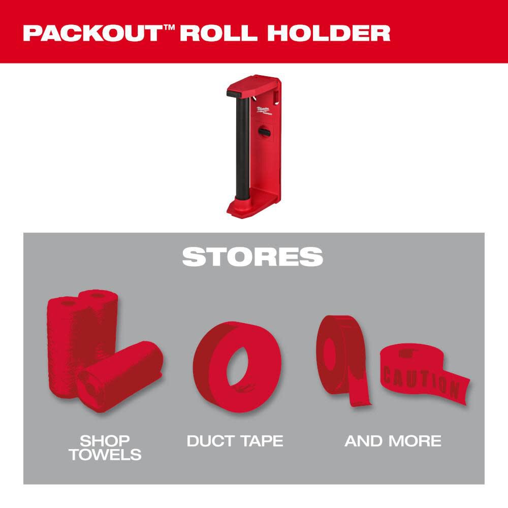 Milwaukee PACKOUT Roll Holder 48-22-8337 from Milwaukee