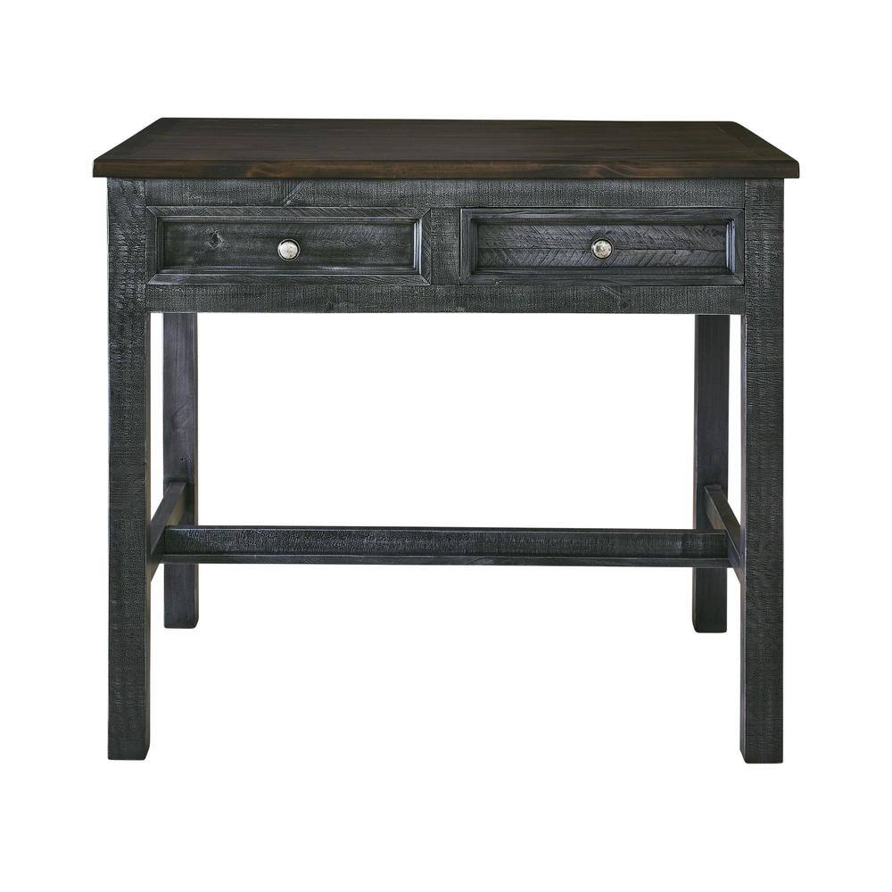 Picket House Furnishings Abilene Grey Kitchen Island and 4-Stools MAIZ112KIST