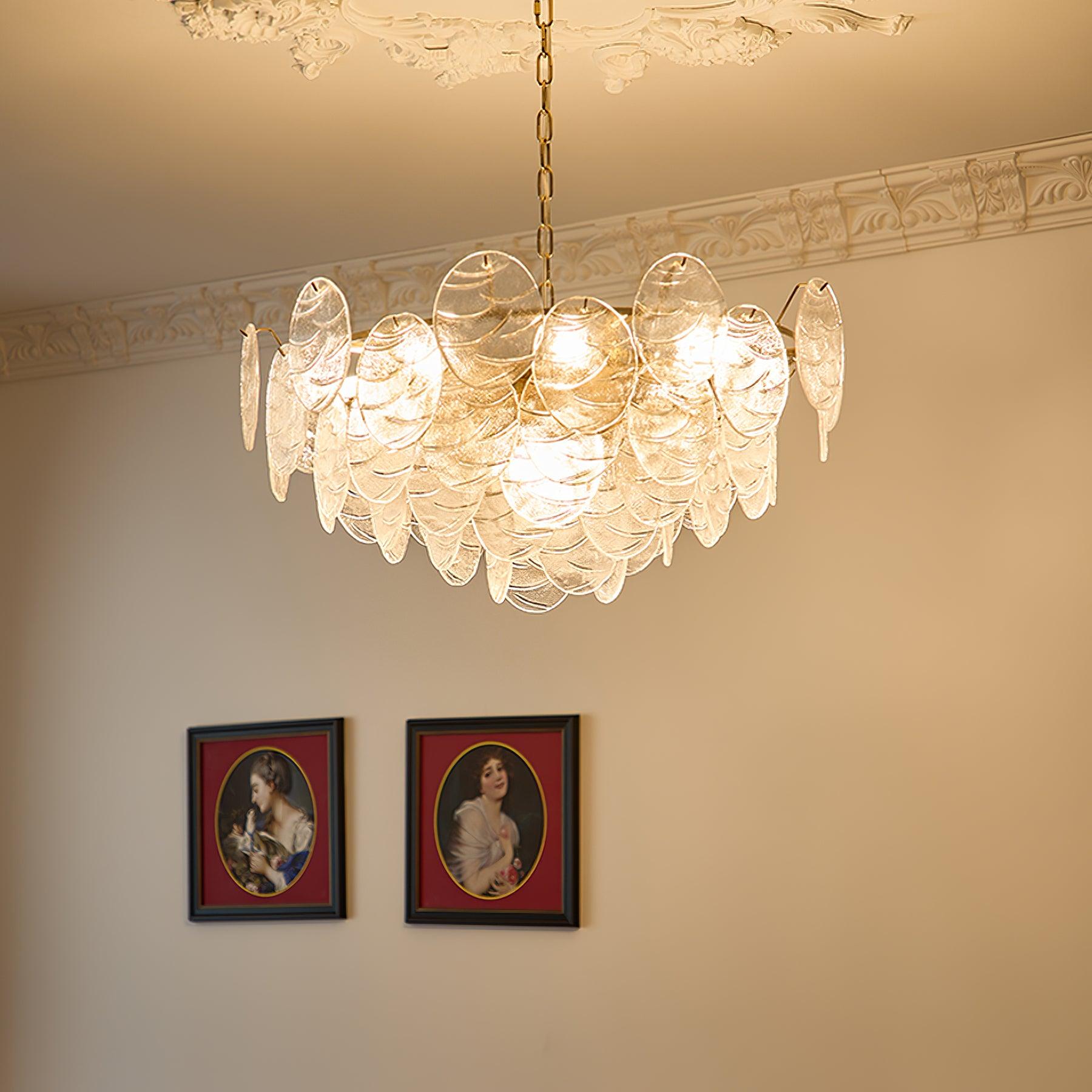 Victorian Disc Chandelier